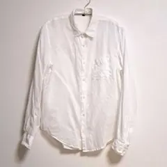 無印良品　MUJI フレンチリネン洗いざらし　長袖シャツのサムネイル