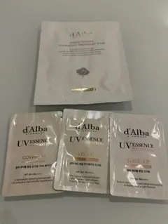 d’Alba（ダルバ）UVエッセンス パック　サンプル4点セット
