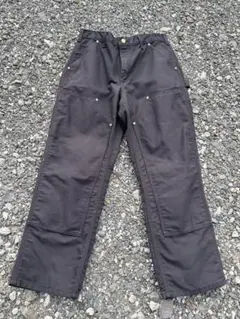 Carhartt カーハートダブルニー　　サンフェード　w30　USA製ブラックのサムネイル