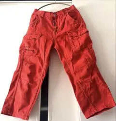 赤いワークパンツ・カーゴパンツ