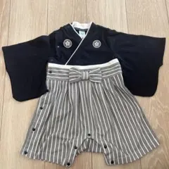 和風　袴　ロンパース 約80センチ