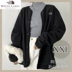 【韓国限定】ノースフェイス ACAMPO CARDIGAN　フリース　XXL 黒