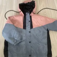 フード付きジャケット 130サイズ 青・ピンク・ブルー
