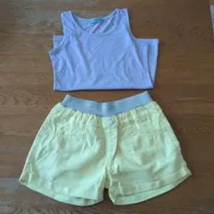 ガールズ ショートパンツ 　＋　タンクトップ　150