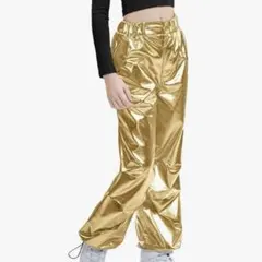 ダンス用ゴールドロングパンツ 170