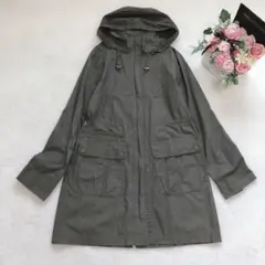 マウンテンパーカー ジャケット アウター シンプル ミリタリー 緑 カーキ S