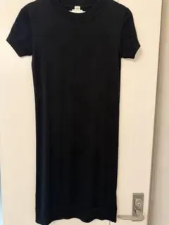 HERMES シェーヌダンクル総柄 ニットワンピース シルク/カシミヤ混