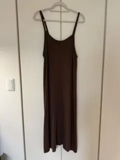 ブラウン キャミワンピース