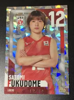 バレーボール 女子日本代表 福留慧美 スーパープレミアム ジャージナンバー
