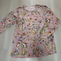 TUNIC 花柄ピンク長袖のサムネイル