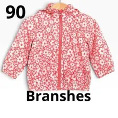 ブランシェス Branshes 花柄ウインドブレーカー 90cm