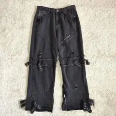 mad punks ボンテージパンツ フレアパンツ gothic archive mad punks ボンテージパンツ フレアパンツ gothic archive - メルカリ