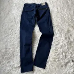 Johnbull ジョンブル　ストレッチZIPスリムデニム　M　ブルー◆6451