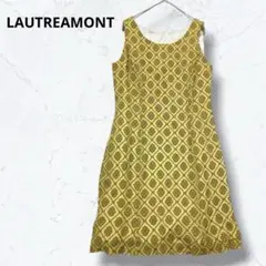 ロートレアモン ノースリーブワンピース モール刺繍 総柄 ひざ丈 たか見え 2のサムネイル