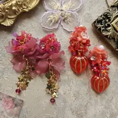 ハンドメイドチャーム2ペアセット