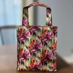 アーンジョー　Enjeau 花柄 トートバッグ