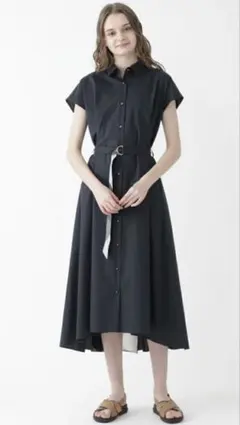 ワッシャーブロードワンピース　ブルーレーベルクレストブリッジ