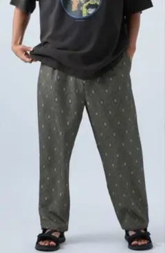 BAYFLOW パターンワイドパンツ　Ｌ