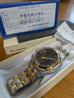 CITIZEN Thunder Bird 電波時計 コンビカラー ジャンク品