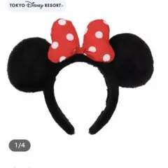 ディズニーカチューシャ ミニーちゃん 赤