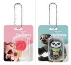 ズートピア カプセルトイセット　フラッシュ　アイスキャンディ　（ミニブック付き）