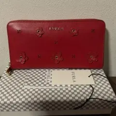 ☆開店セール☆ 新品未使用 美品 フルラ ジェニュインレザー カットアウト④