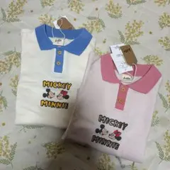ミッキー ミニー ポロシャツ 2枚セット　90