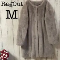 RagOut フェイクファーコート Mサイズ グレー 入学式 結婚式 パーティー