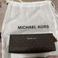MICHAEL KORS ポーチ ブラウン シグネチャーのサムネイル