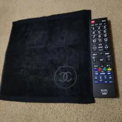CHANEL ココマーク ブラック ハンカチ未使用