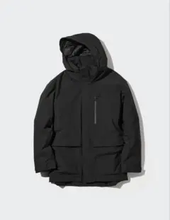 UNIQLO ブラック ハイブリッドダウン Lサイズ 黒