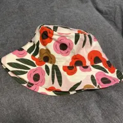 marimekko フラワープリント バケットハット ONE SIZE