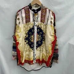 DAMA collection】シルクシャツ チェーン・ベルト柄 - メルカリ