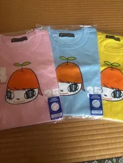 キャラクターTシャツセット（ピンク・水色・黄色）