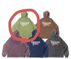 大人気‼️Younger Song オリーブグリーン パーカー