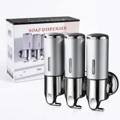 LOOTY ソープディスペンサー 3本セット 500ml 壁掛け - メルカリ