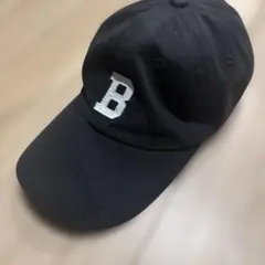 beams Bロゴ ブラックベースボールキャップのサムネイル