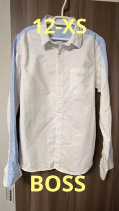 BOSS キッズ 長袖シャツスリムフィット　12-XS