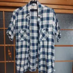 SUGAR CANE 半袖チェックシャツ Lのサムネイル