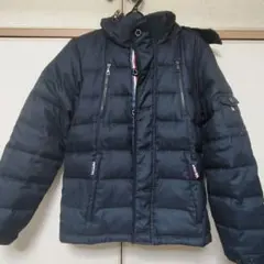 極美品 BEAMS HEART ネイビー ダウン ジャケット S