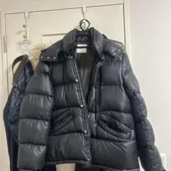 キャンプ7 ファーダウンジャケット y2k 肉厚 短丈 3WAY 黒 XL