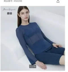 新品　UNIQLO×mame シアークルーネックT