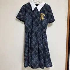 USJコスチューム　Harry Potter チェック柄ミニワンピース Sサイズ
