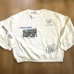 新品☆ZARA グラフィック　￼トレーナー　￼スウェット　裏起毛