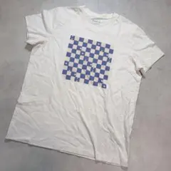 COACH コーチ チェッカーボード Tシャツ 半袖 M センターロゴのサムネイル