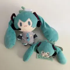 初音ミク bilibili ぬいぐるみ ぬいぐるみバッジ 2点セット