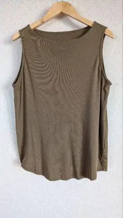 ★タンクトップ★　LARU オリーブグリーン　size3L