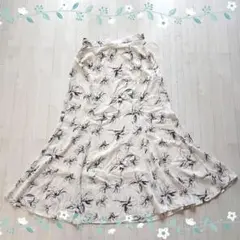 ハニーズ マーメイドスカート 花柄 ロング フレア Honeys