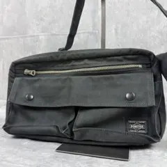 PORTER ショルダーバッグ 黒 キャンバス 日本製 吉田カバン