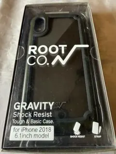 ROOT CO. GRAVITY iPhone XR カーキ　☆新品未使用☆のサムネイル